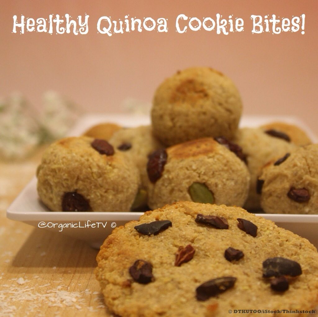 Quinoa Healthy Cookie Dough Bites!