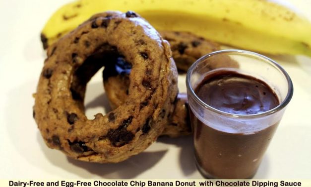 Uber Vegan Chocolate Chip Banana Donuts