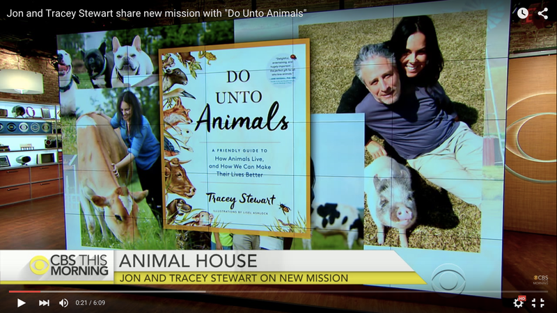 Jon Stewart Starts Sanctuary with Wife for Abused Farm Animals