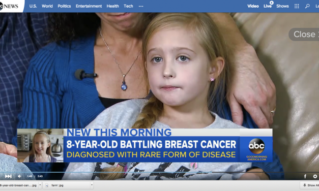 ABC News: 8 Year Old Girl Fighting Breast Cancer Getting a Mastectomy