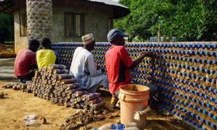 Nigerians Are Building Fireproof, Bulletproof, And Eco-Friendly Homes With Plastic Bottles And Mud