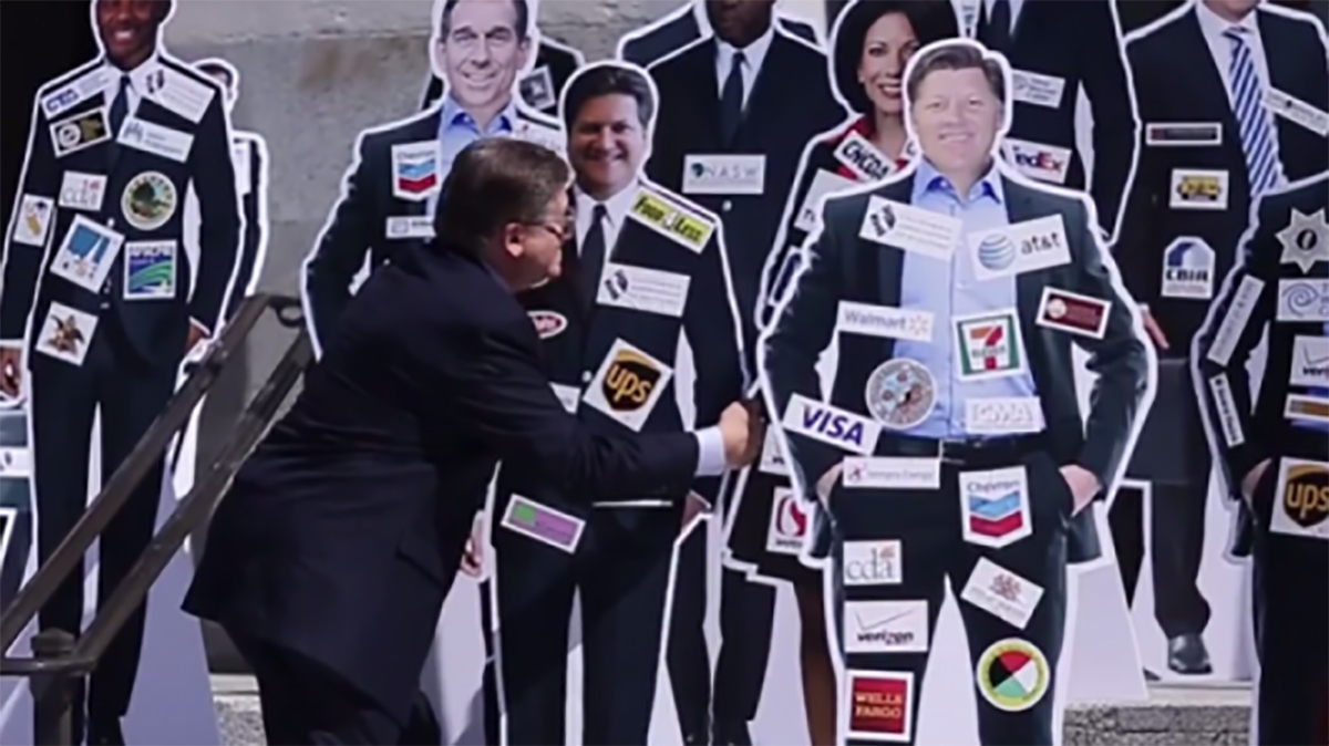 California Politicians Could Soon Be Forced To Wear Logos Of Top Corporate Donors, For Real