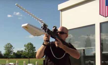 Anti-drone rifle lets people shoot drones out of the sky without firing a bullet