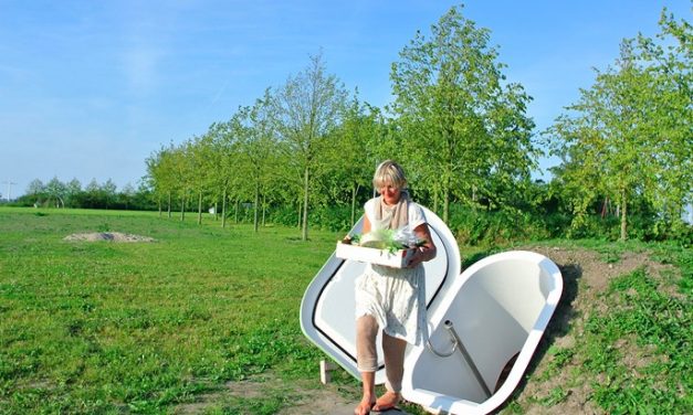 A Dutch designer has created an underground fridge that does not use electricity