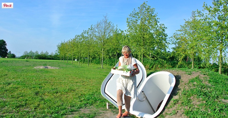A Dutch designer has created an underground fridge that does not use electricity