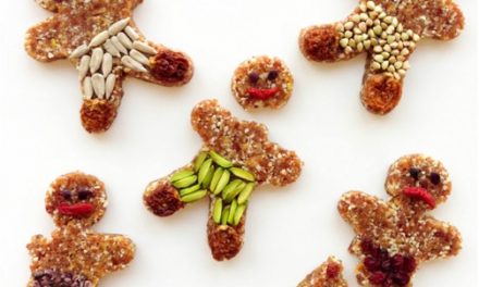 Raw Gingerbread Cookies With Real Ginger, Dates, Lemon And Coconut