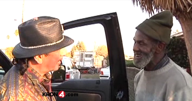 VIDEO: Carlos Santana Reunites with Homeless Ex Bandmate, We Love This!