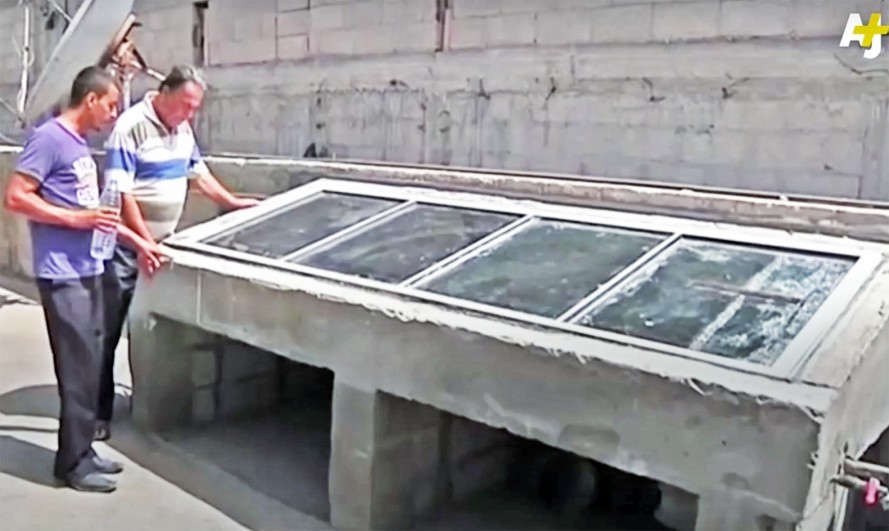 Gaza man builds DIY solar desalination machine, creating 2.8 gallons of clean water every day