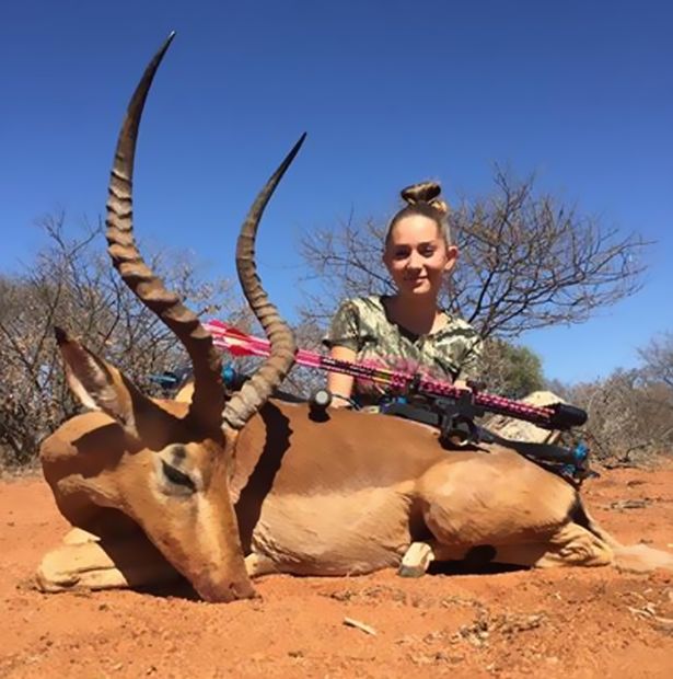 The 12-year-old girl who shoots majestic wild animals for fun vows NEVER to stop