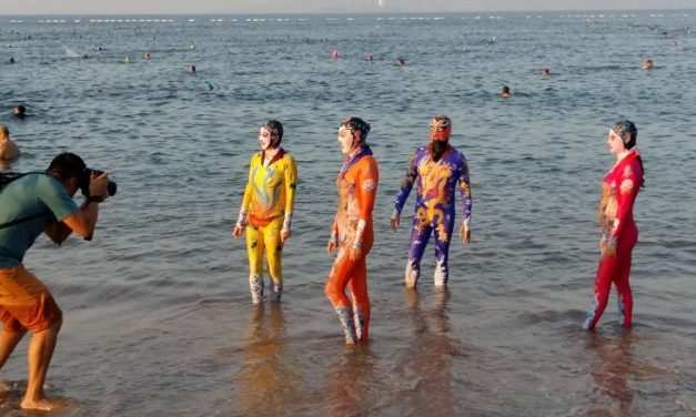 ‘Facekini’ wearers in China unfazed by Burkini debate