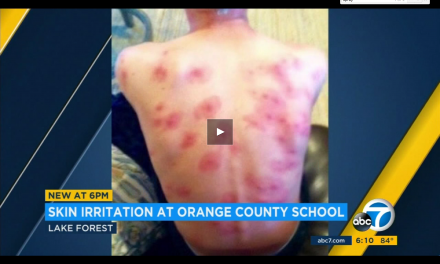 Pesticides? Children breaking out in rashes at at least a half dozen schools in Orange County, CA