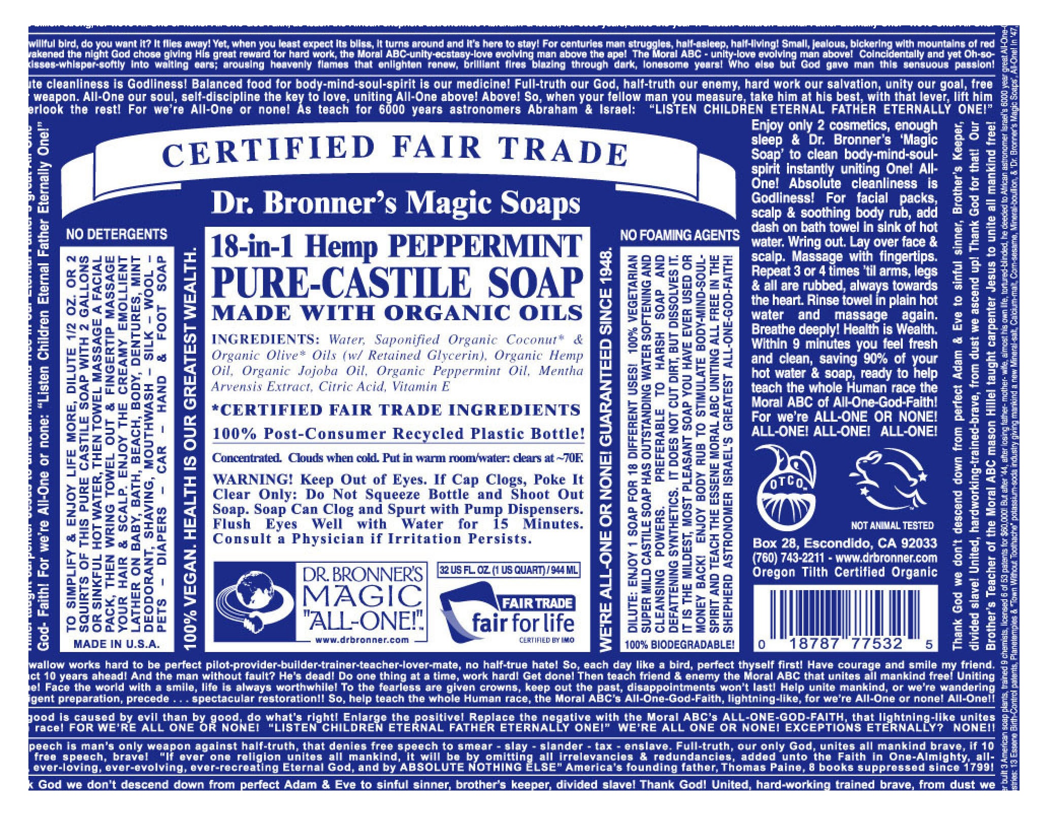Dr. Bronner’s pledges $660,000 to marijuana legalization efforts in California, 4 other states