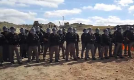 Breaking: Riot Police Begin Mass-Arrests at Dakota Access Pipeline, FB Censors Video