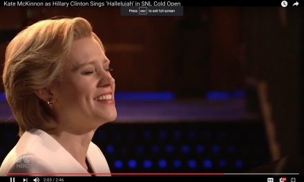 SNL: Kate McKinnon as Hillary Clinton Sings ‘Hallelujah’ Live