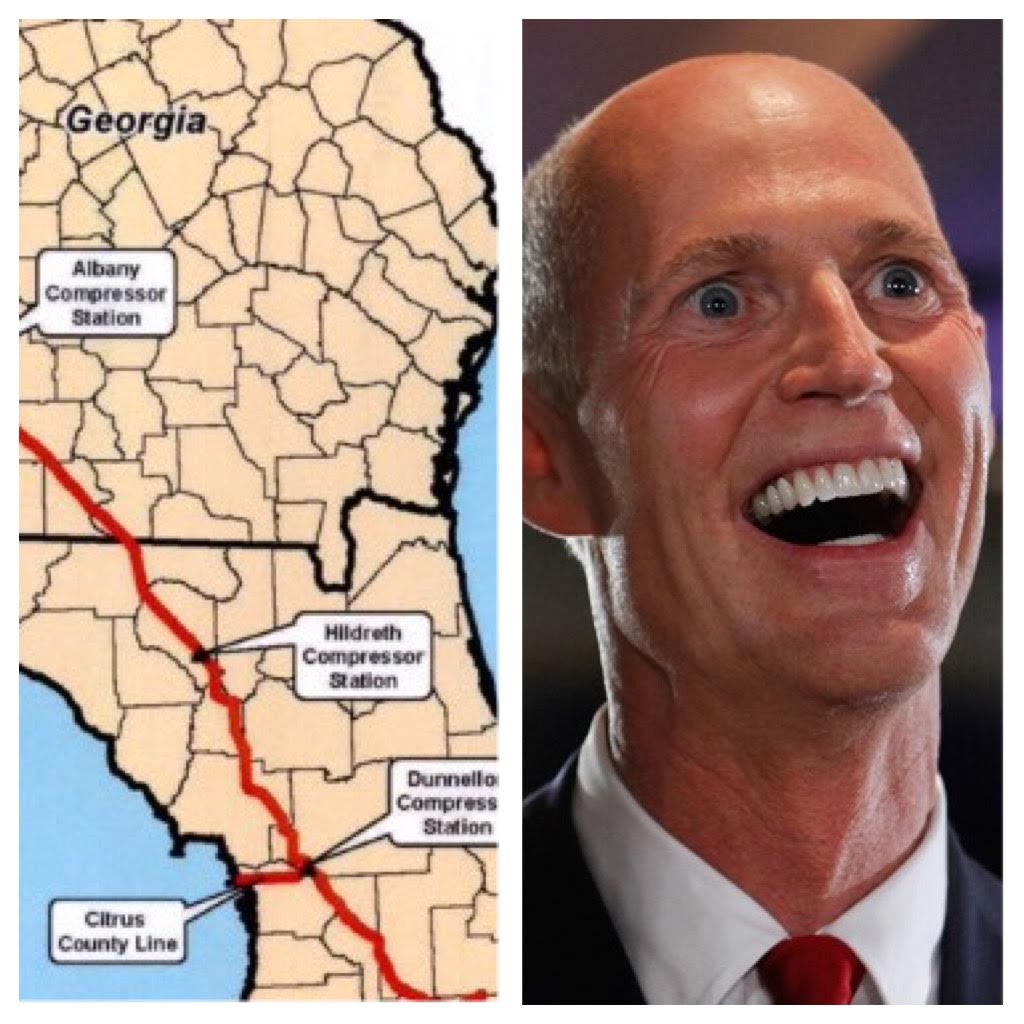 Sabal Trail Pipeline In Florida Causing Uproar (and Gov Rick Scott bought stock in the company!)