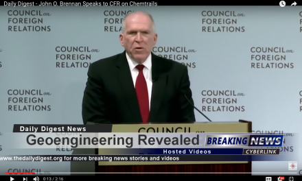 CIA Director (UNTIL JUST DAYS AGO) States (ON CAMERA) His Support For Geoengineering