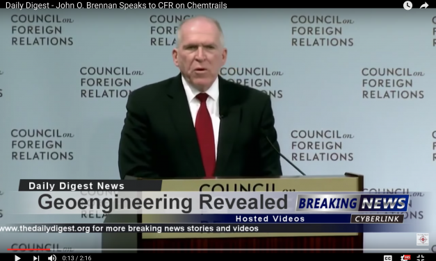 CIA Director (UNTIL JUST DAYS AGO) States (ON CAMERA) His Support For Geoengineering