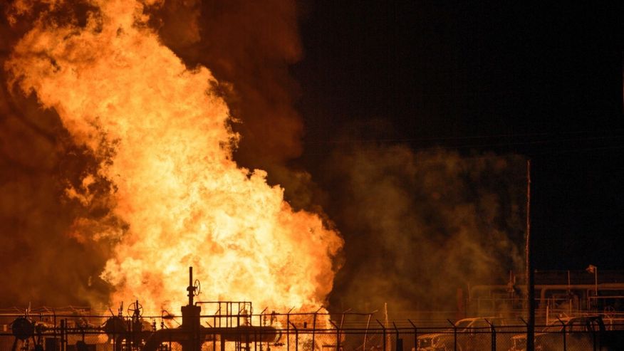 CBS: Pipeline Burning After Blast is “Just a big blow torch”, 1 Worker Missing, Others Injured