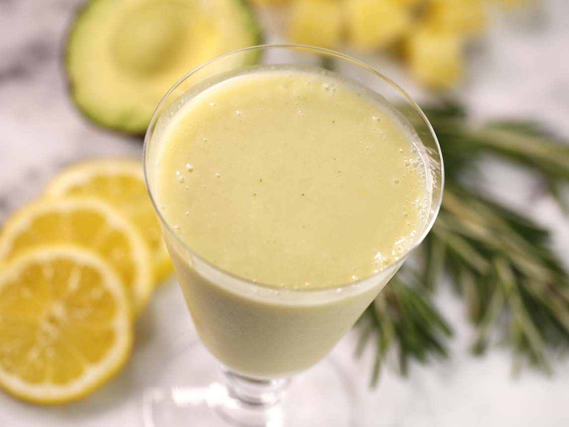 Delicious Rosemary Lemonade Smoothie