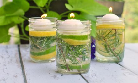 Bug-repelling mason jars will help keep mosquitoes away all summer long