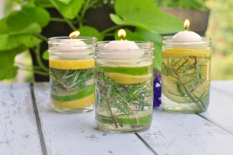 Bug-repelling mason jars will help keep mosquitoes away all summer long