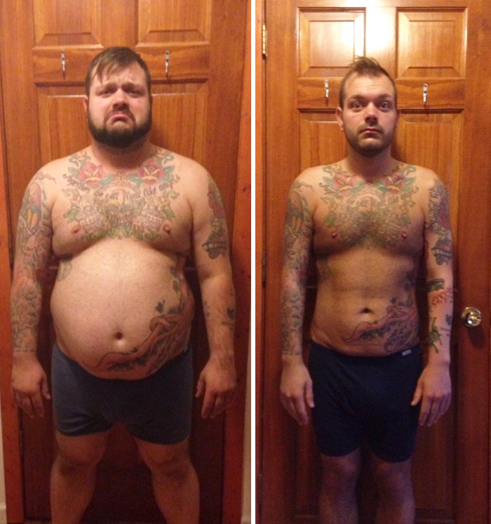 These people’s before and after pics are a testament to commitment and hard work