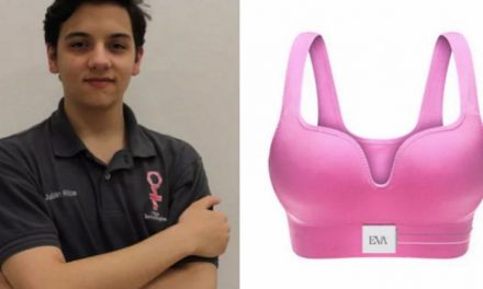Teen invents bra that could save millions after his Mom nearly dies of breast cancer