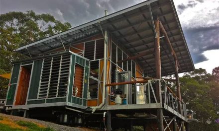 Live in a shipping container for a fraction of the cost of a “real” house
