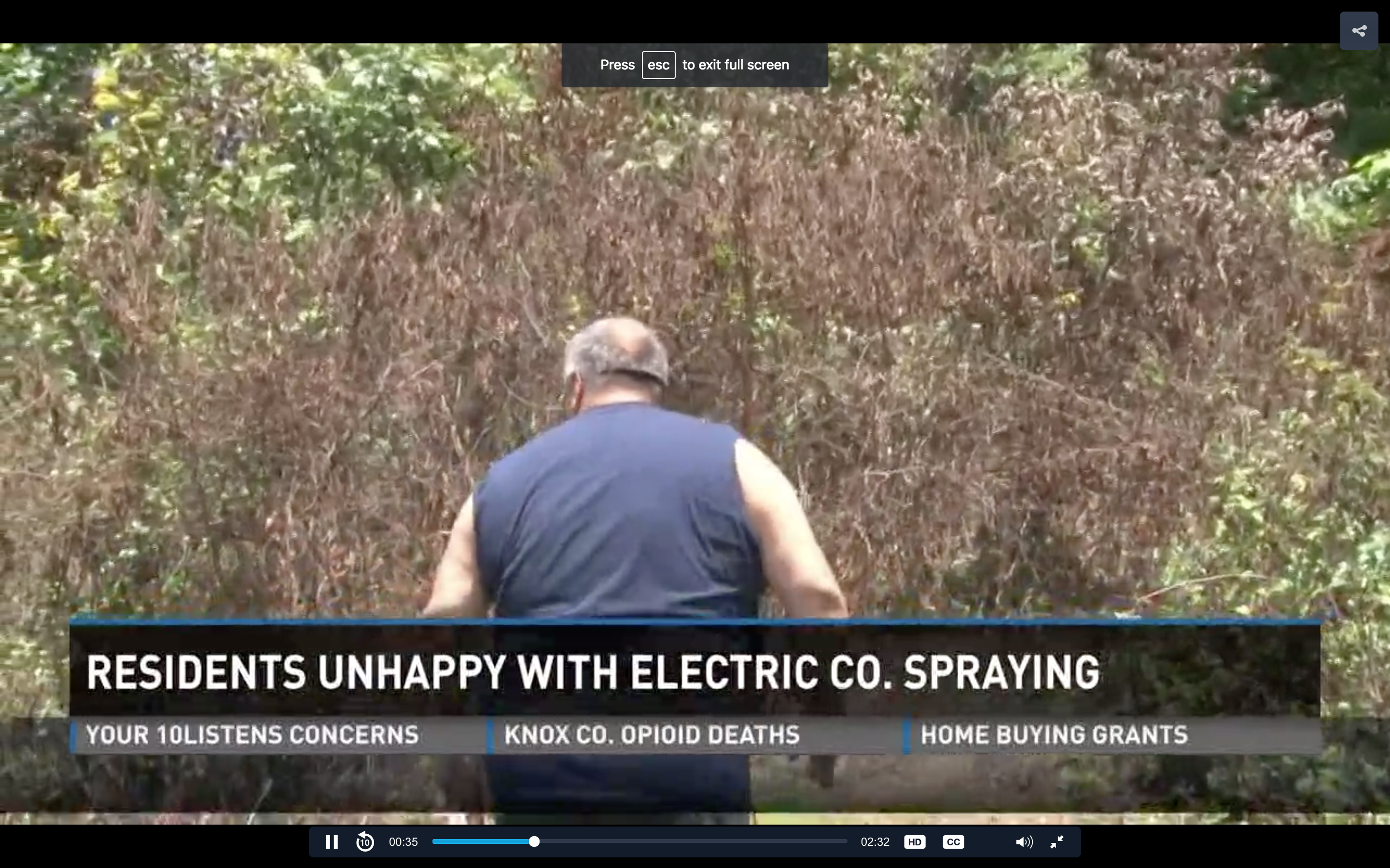 NBC: Residents outraged electric company spraying the hell out of their property with zero permission