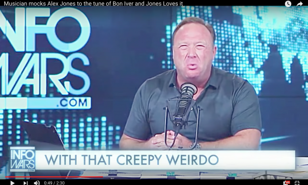 Musician makes lip synching mock rock video to Alex Jones “Bon Iver style” and Jones loves it