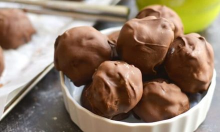 Dark chocolate coconut milk ice cream bonbons (2-ingredient, dairy-free recipe)