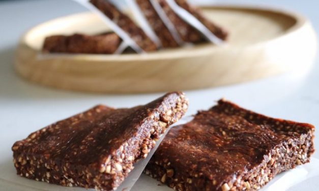 No Bake Almond Butter Cacao Bars