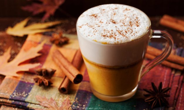 Organic protein pumpkin spice latte