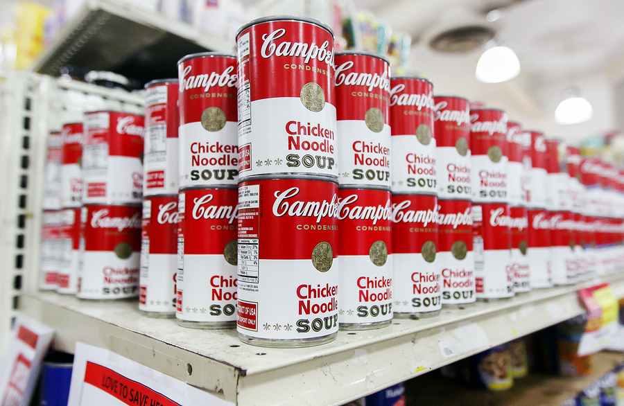 Falling soup sales hurt Campbell; revenue falls for 11th quarter