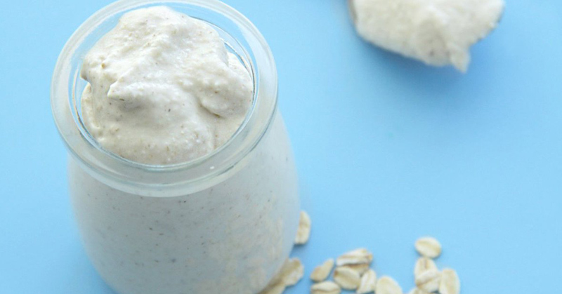 Try this non-dairy yogurt recipe made with oats to relieve bloating and indigestion