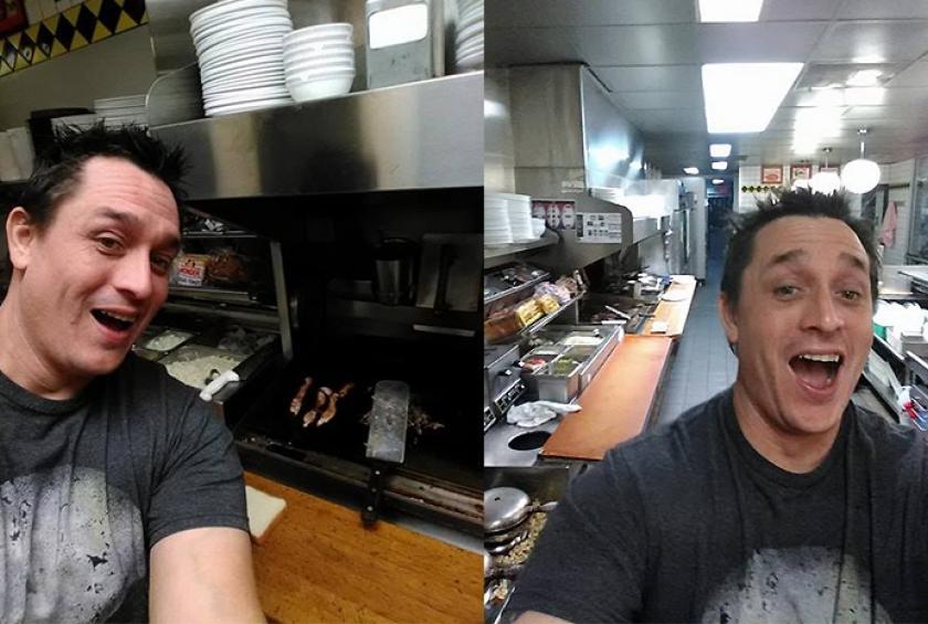 CBS: Waffle House customer cooks his own meal while staffers sleep (VIDEO)