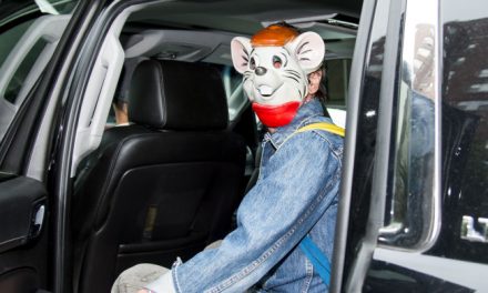 CBS: Kate Spade’s husband emerges in bizarre mouse mask after her suicide