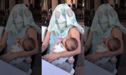 This breastfeeding mom who was told to ‘cover up’ at a restaurant had a hilarious response