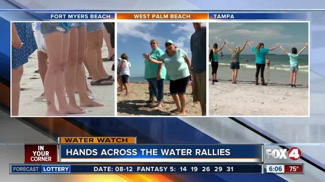“Hands Across the Water” rallies held all along South West Florida beaches