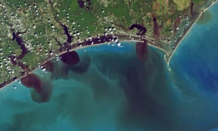 NASA can see dark, polluted Carolina rivers spilling into the ocean from space