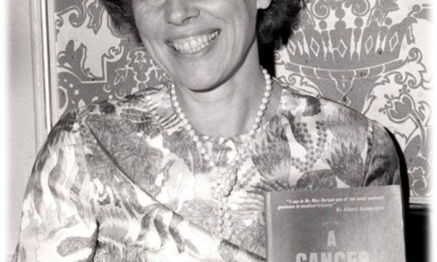 Farewell to a legend: Charlotte Gerson (therapy) passes away in Europe at 96 years old….