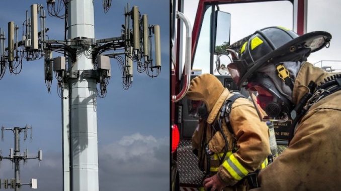 CBS: Firefighters report neurological damage after contact with cell towers