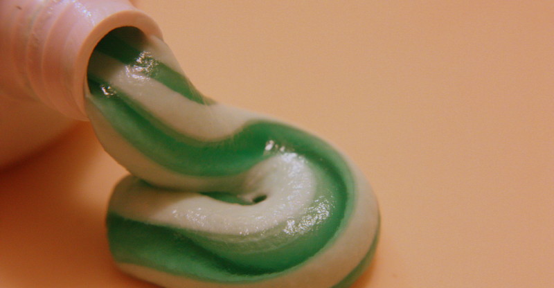 Warning: Don’t swallow the toothpaste…even though it tastes like candy
