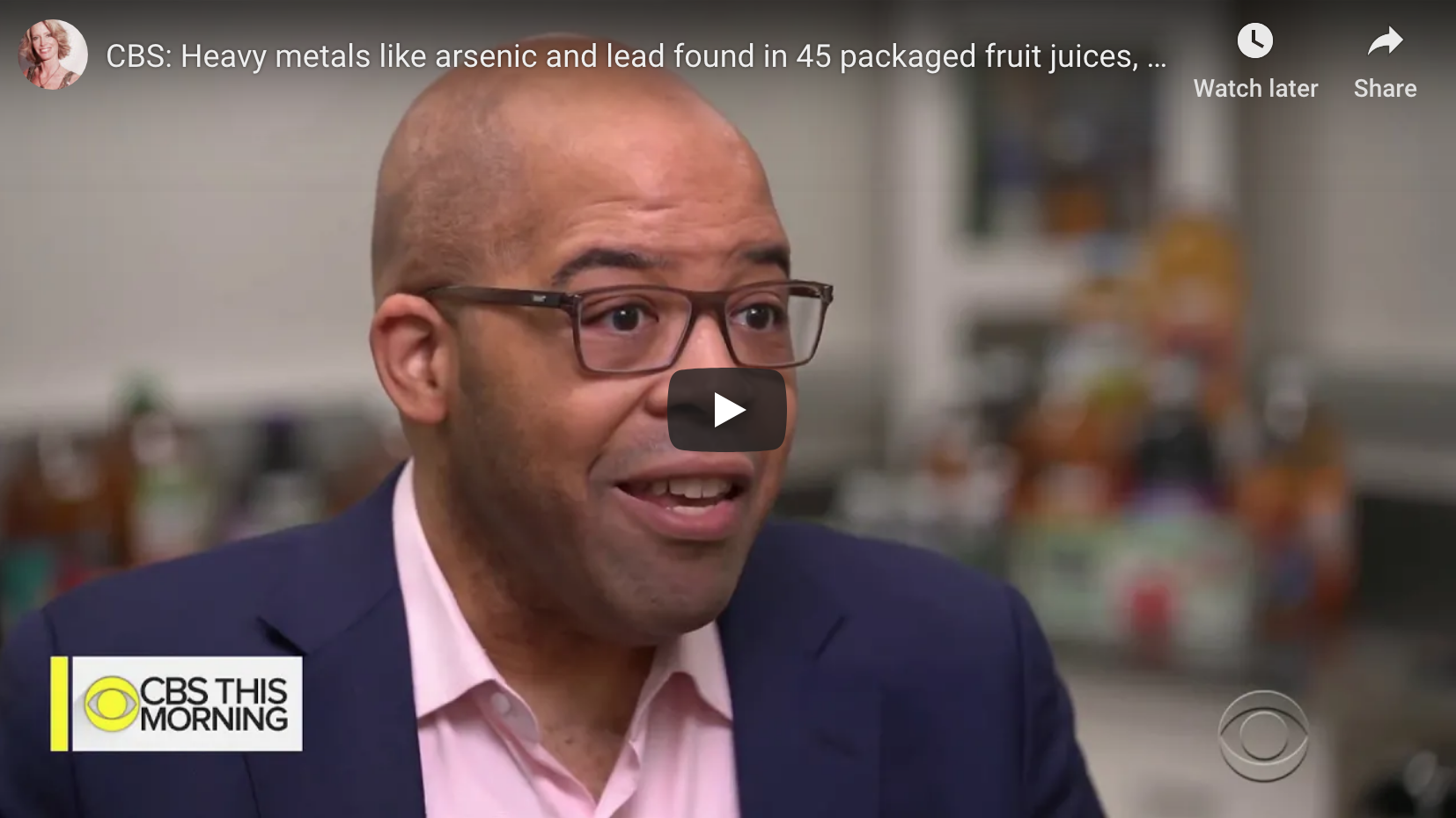 CBS: New report finds heavy metals like arsenic and lead in 45 packaged fruit juices