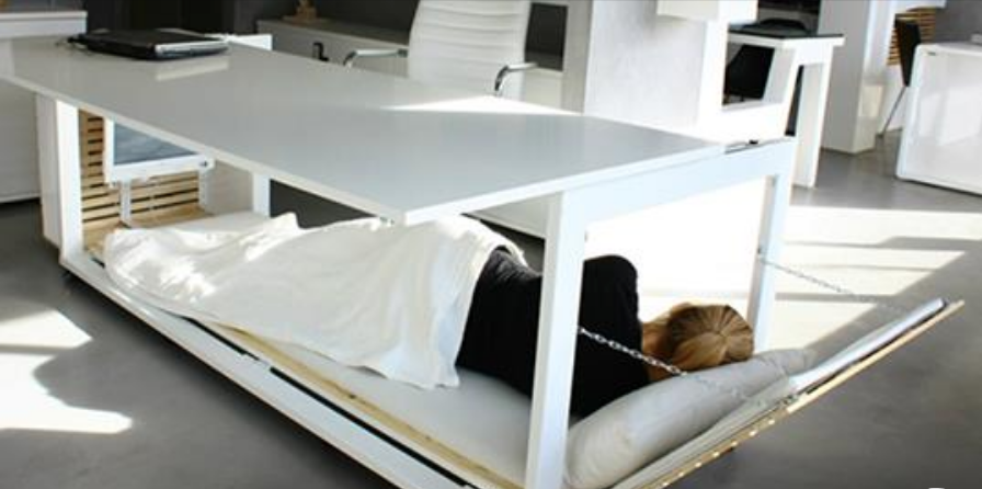 A nap desk is exactly what you need to be productive at work