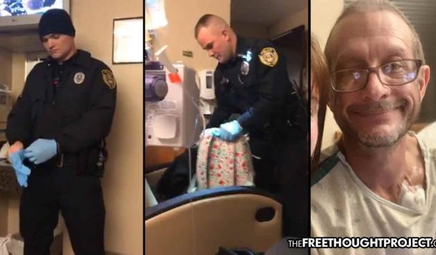 WATCH: ‘Hero’ cops raid cancer patient’s hospital room for treating cancer with THC oil