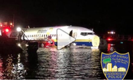 CNN: Miami Air with 143 people aboard, skids into St. Johns River in Jacksonville, FL