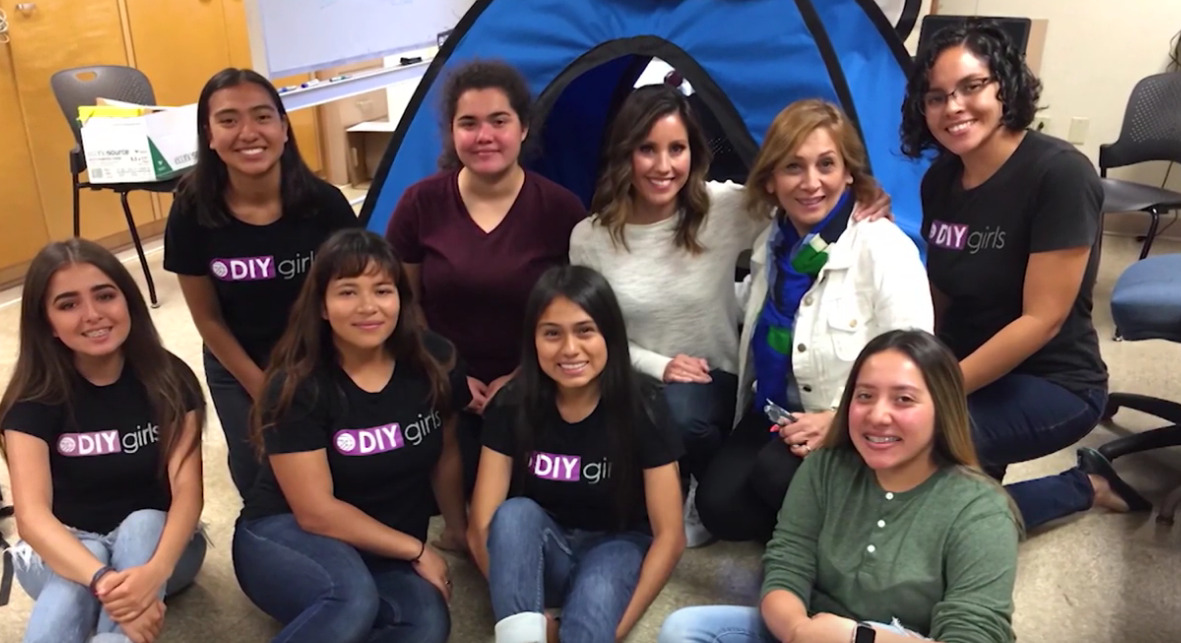 All-Female Team Of Teenagers Invent Solar-Powered Tent For Homeless