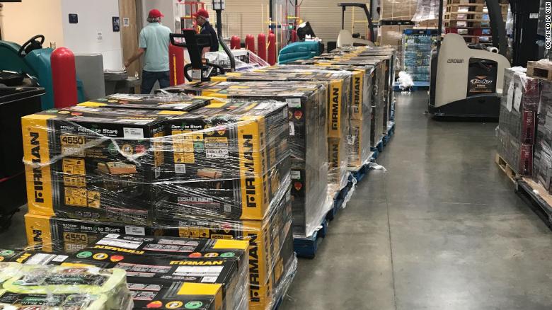 A Florida man bought 100 generators to help the Bahamas. They’re being delivered by boat