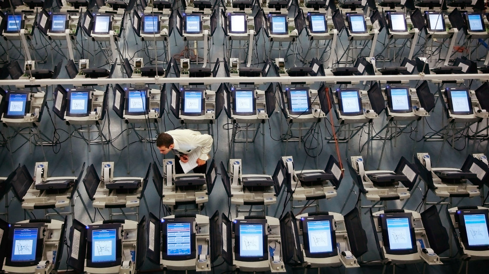Mother Jones: Researchers Assembled over 100 Voting Machines. Hackers Broke Into Every Single One.